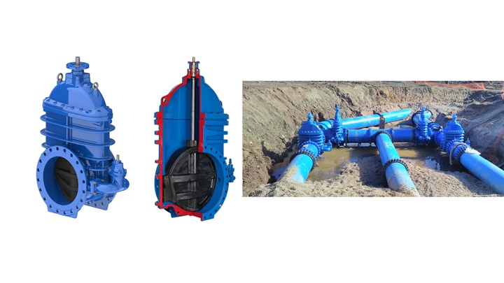 Features and benefits of AVK resilient seated wedge gate valves