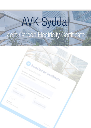 AVK Syddal Fittings British Gas Zero Carbon Electricity Certification