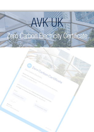 AVK UK British Gas Zero Carbon Electricity Cert