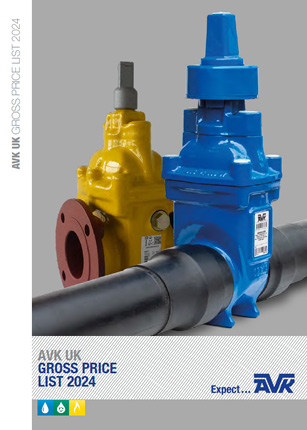 AVK UK Gross Price List Catalogue for Valves and Fittings for the Gas, Water and Waste Water Industries