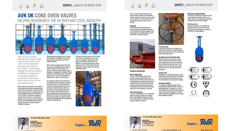 Donkin AVK 662 Coke Oven Valve Case Study