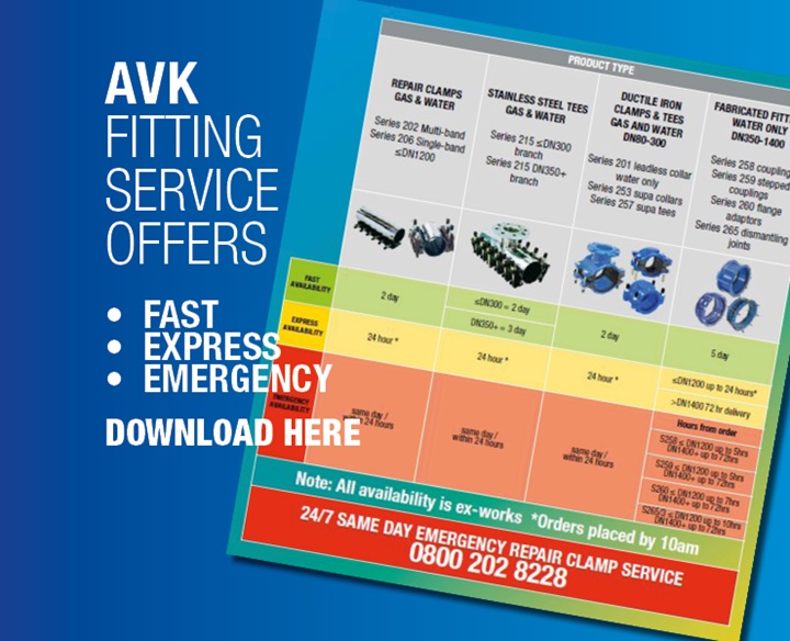 AVK Fitting Service Offers