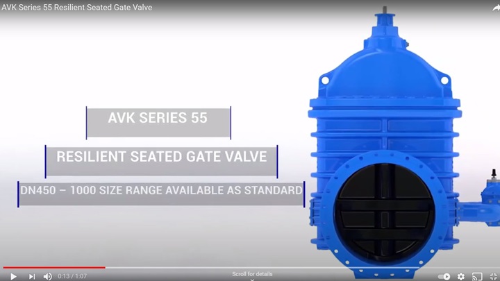 AVK Series 55 Resilient Seated Wedge Gate Valves 