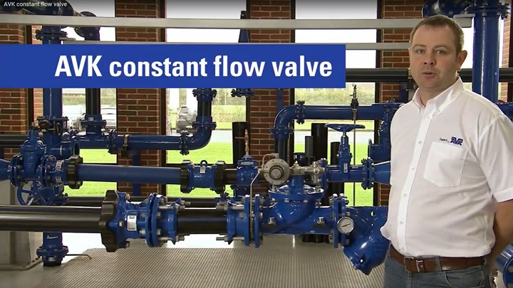 AVK Control Valve controller on reducing