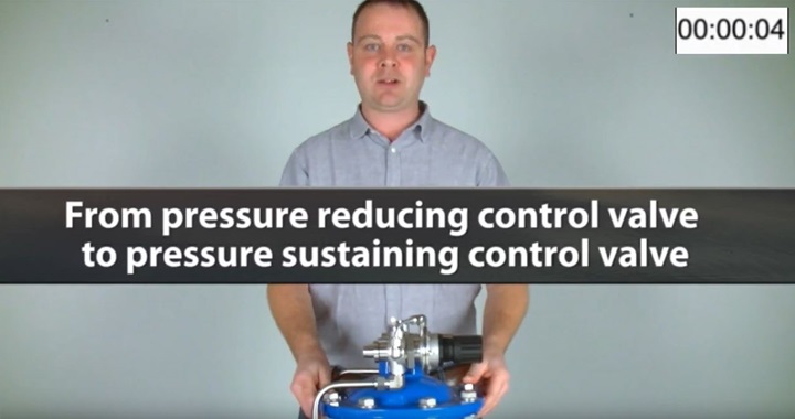 AVK Control Valves Change from reducing to sustaining 